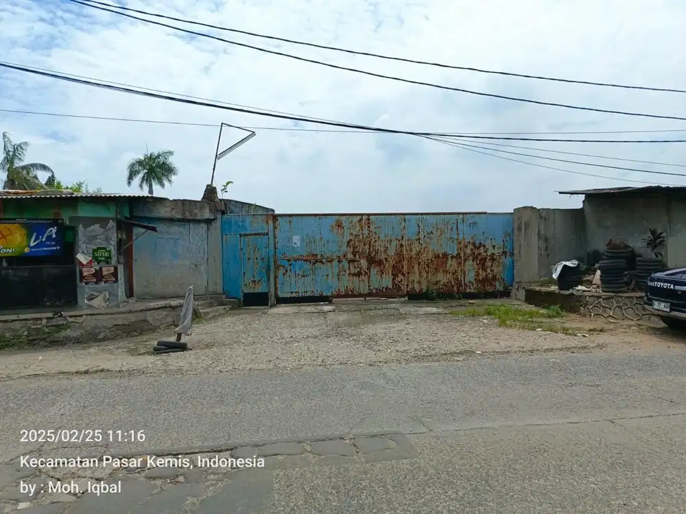 Tanah Murah Jl Raya Merdeka Pasar Kemis Lt13.464m2 Sukamantri Tangeran