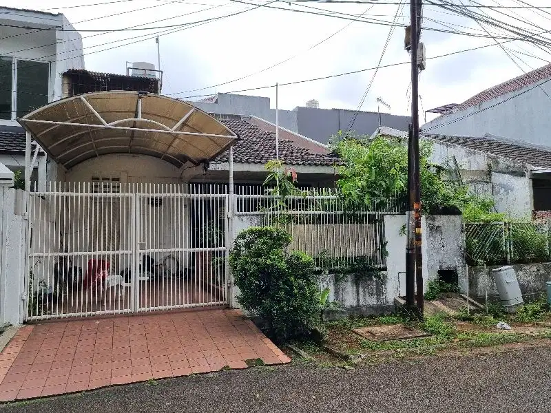 Rumah 1 lantai hitung tanah di puri indah