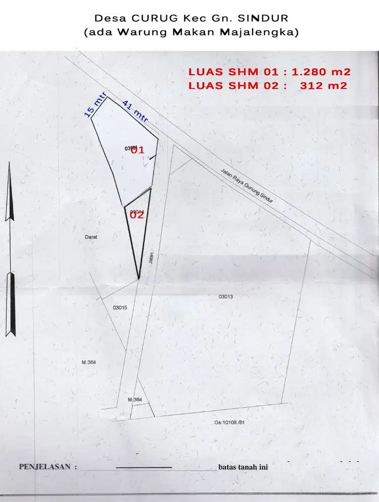 Dijual Tanah Strategis Pinggir Jalan Raya Serpong Parung
