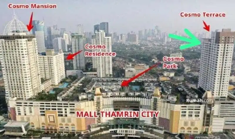 Disewakan Apartemen 1 BR Cosmo Terrace - Thamrin City Jakarta