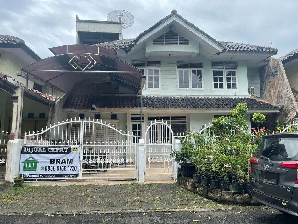 Jual Rumah Bagus di Cluster Modernland