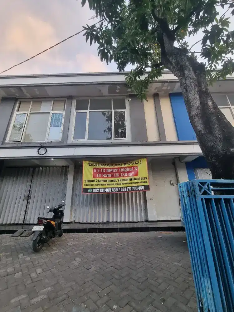 Dikontrakkan Ruko Tingkat 2 Surabaya Padat Penduduk