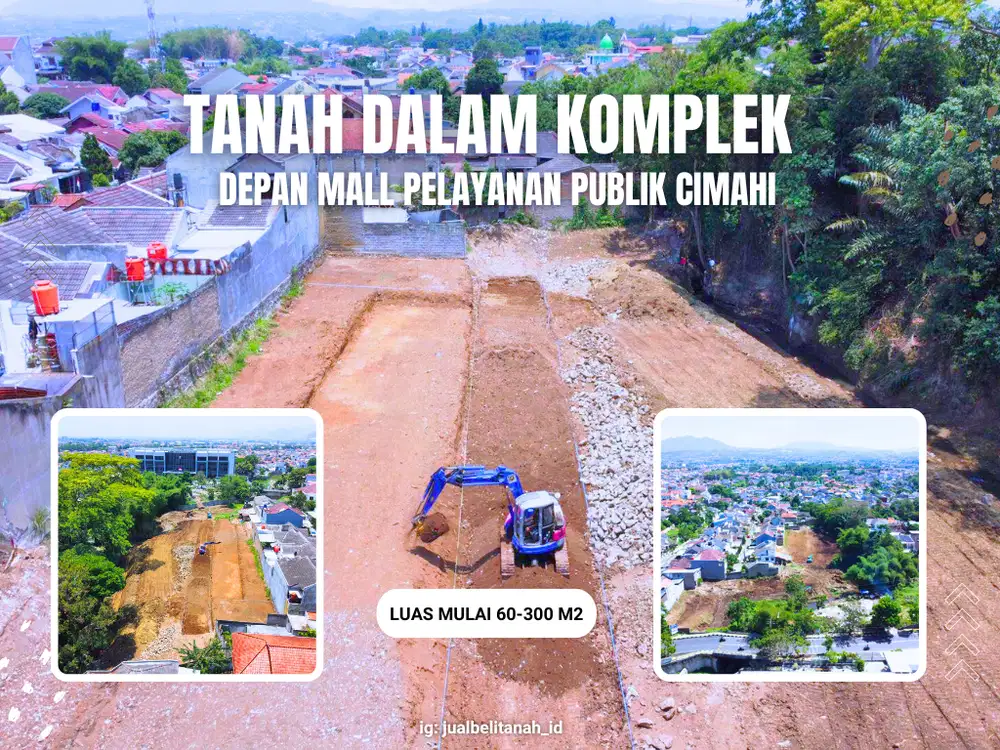 Jual Tanah SHM Cibabat – Depan Mall Pelayanan Publik, Luas Mulai 60 m²