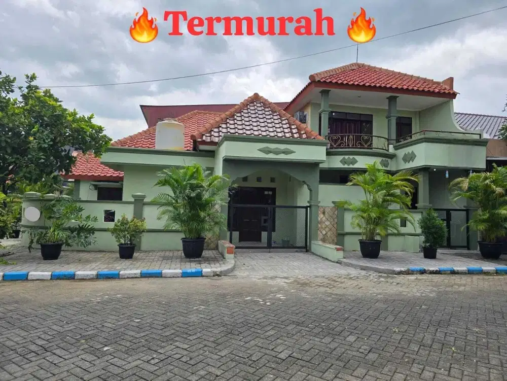Rumah posisi hook depan fasum taman di puri surya jaya kec. Gedangan