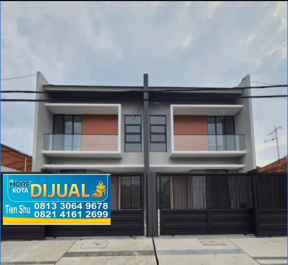 Rumah baru 2 lantai bagus dekat Unair dan ITS desaign kekinian minimalis modern