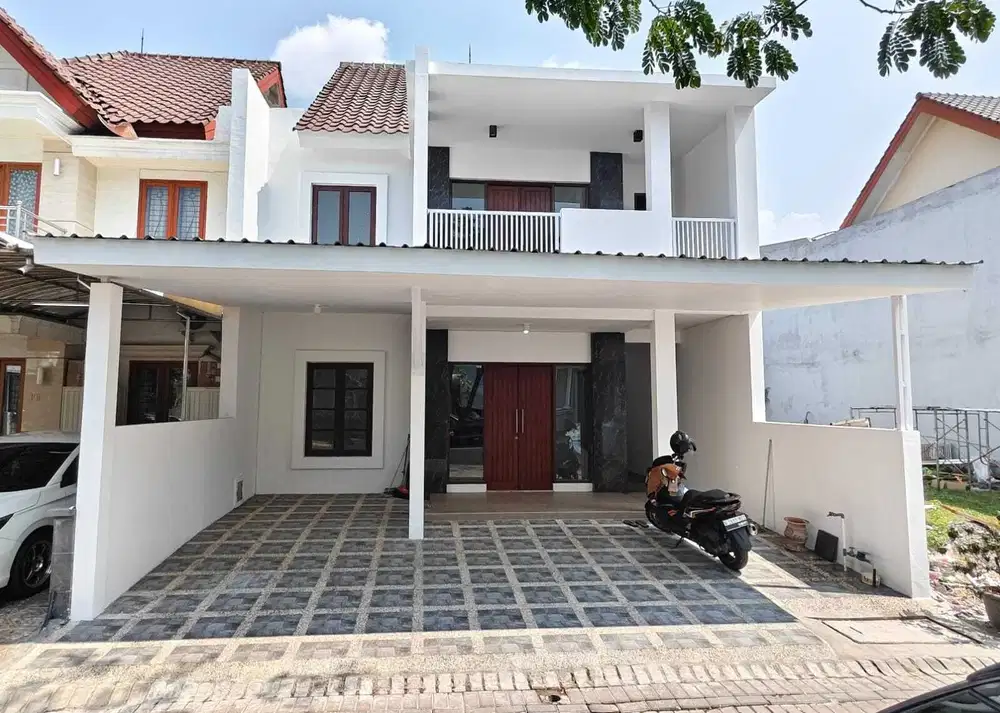 Rumah Minimalis Baru Renovasi Di kompleas Elite The Gayungsari