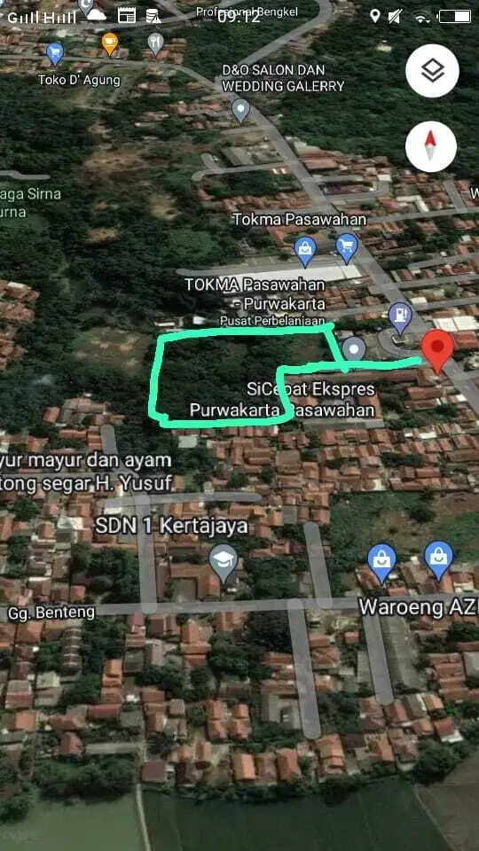 Dijual Tanah Murah Strategis Di Jl Kapten Halim Pasawahan Purwakarta
