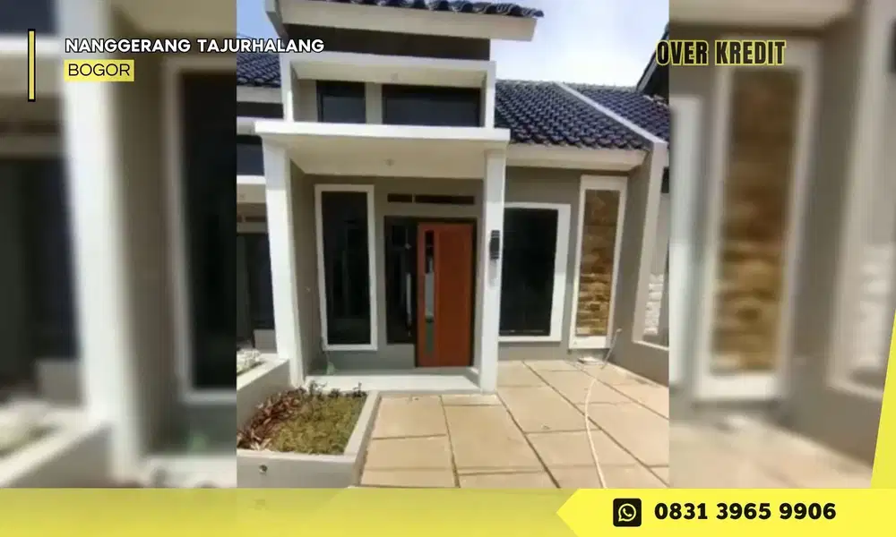Rumah Over Kredit 59JT di Graha Indah Asri Tajurhalang dkt Stasiun