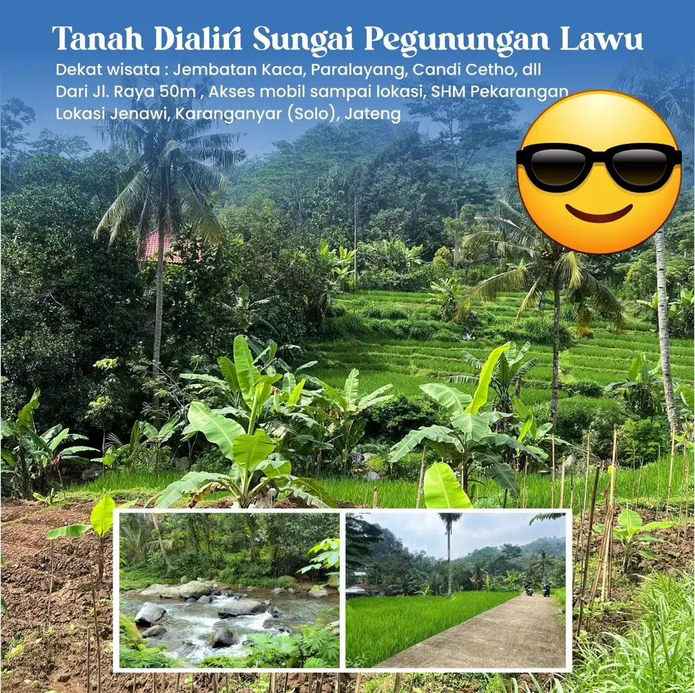Dijual tanah pekarangan lokasi dekat wisata