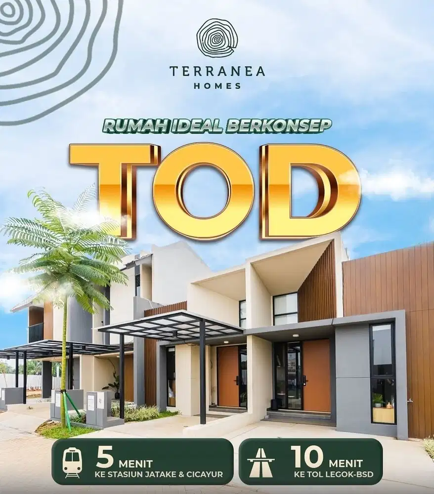 Terranea Homes Nempel Hiera BSD Tahap 3 dan Stasiun Jatake