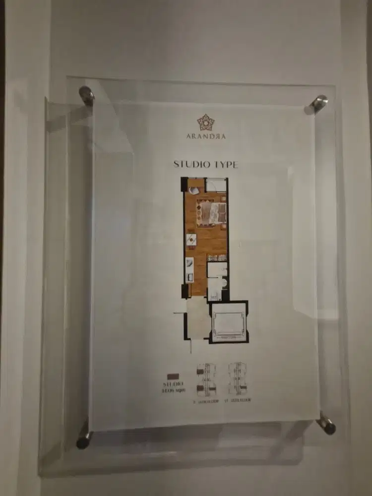 Dijual Unit Baru Studio Apartemen Arandra Cempaka Putih