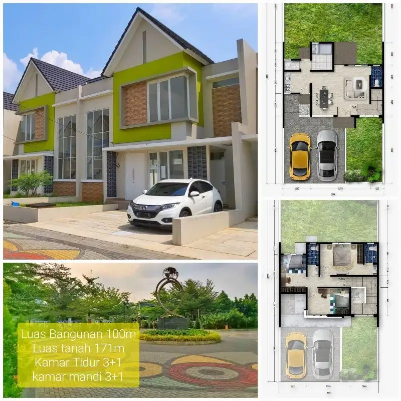 Dijual Cepat Rumah Baru Bukit Cimanggu City Kota Bogor