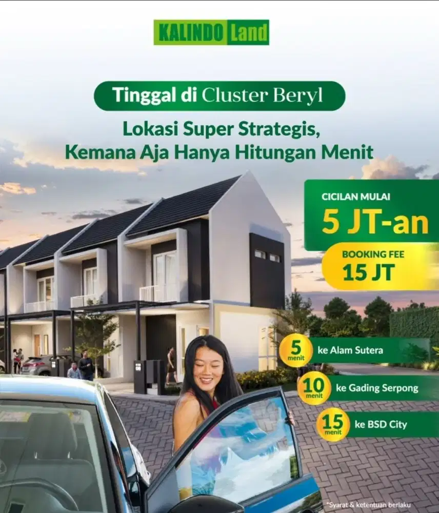 Siap Huni Free PPn Dekat Ke Alam Sutera Dan Toll Jelupang Tangerang