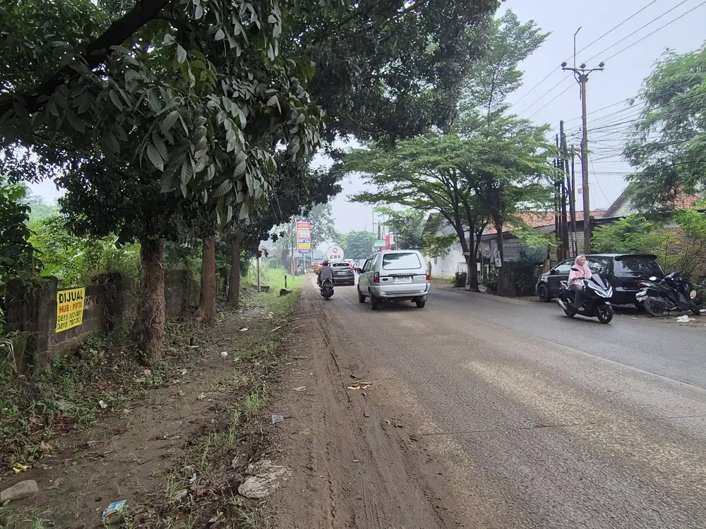 Tanah Luas 2266m2, SHM, depan +/-56m x pjg +/- 40m, @ cikarang