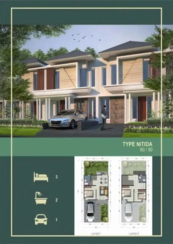 Rumah 2Lt Surabaya Wisata Semanggi Mewah Berkelas