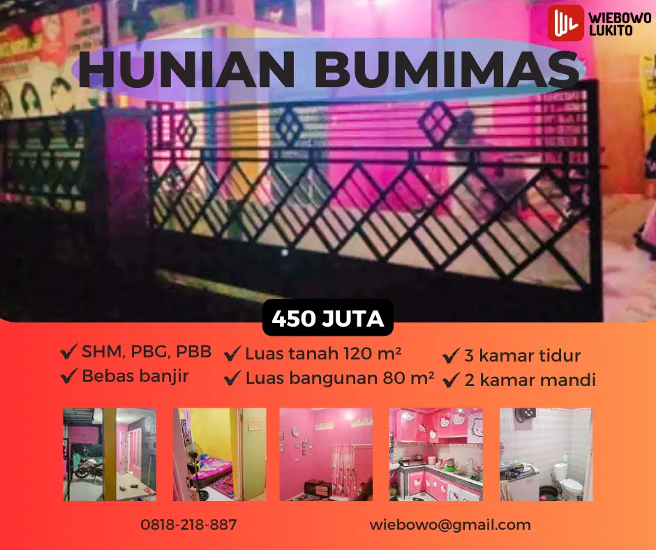 Dijual Rumah Palembang - Hunian Bumimas