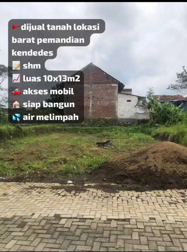 Tanah Murah Candirenggo Singosari Jual cpt B.U dkt Pemandian Kendedes