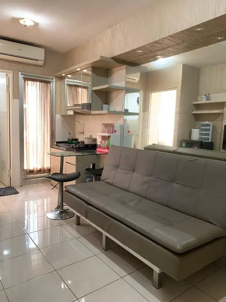 DISEWAKAN TAHUNAN APARTEMEN GREEN BAY 2BR FULL FURNISH