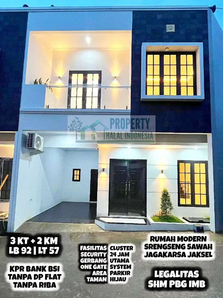 Jual Rumah Cantik Siap Huni Srengseng Jagakarsa JakSel KPR BSI DP Nol%