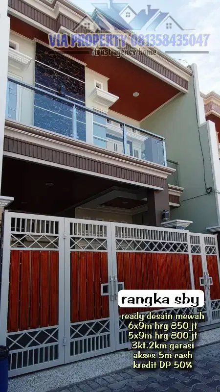 rangka rumah mewah
