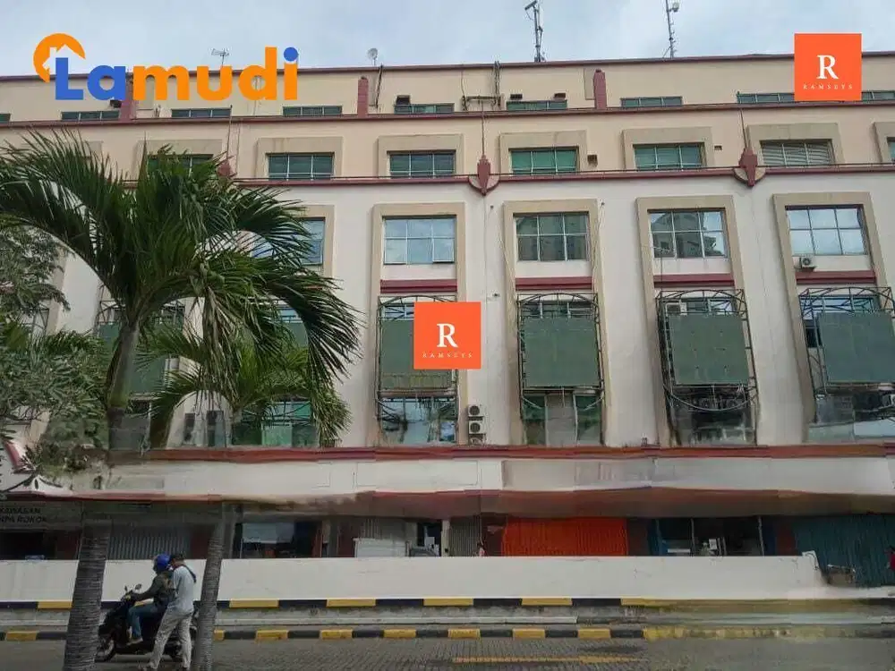 Dijual Ruko 4 lantai Mangga dua Lt 128m² Lb 349m²