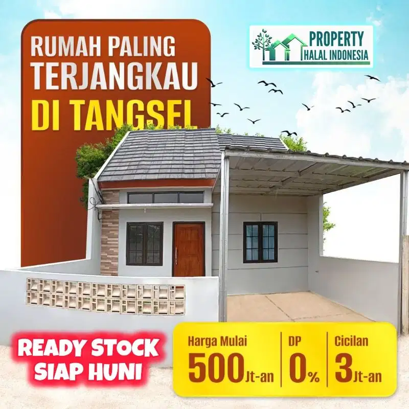 Jual Rumah Baru Siap Huni Bakti Jaya Tangsel Dkt Gate Tol BSD Serpong