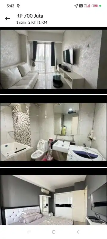 Dijual cepat Apartemen di cikarang Harga nego