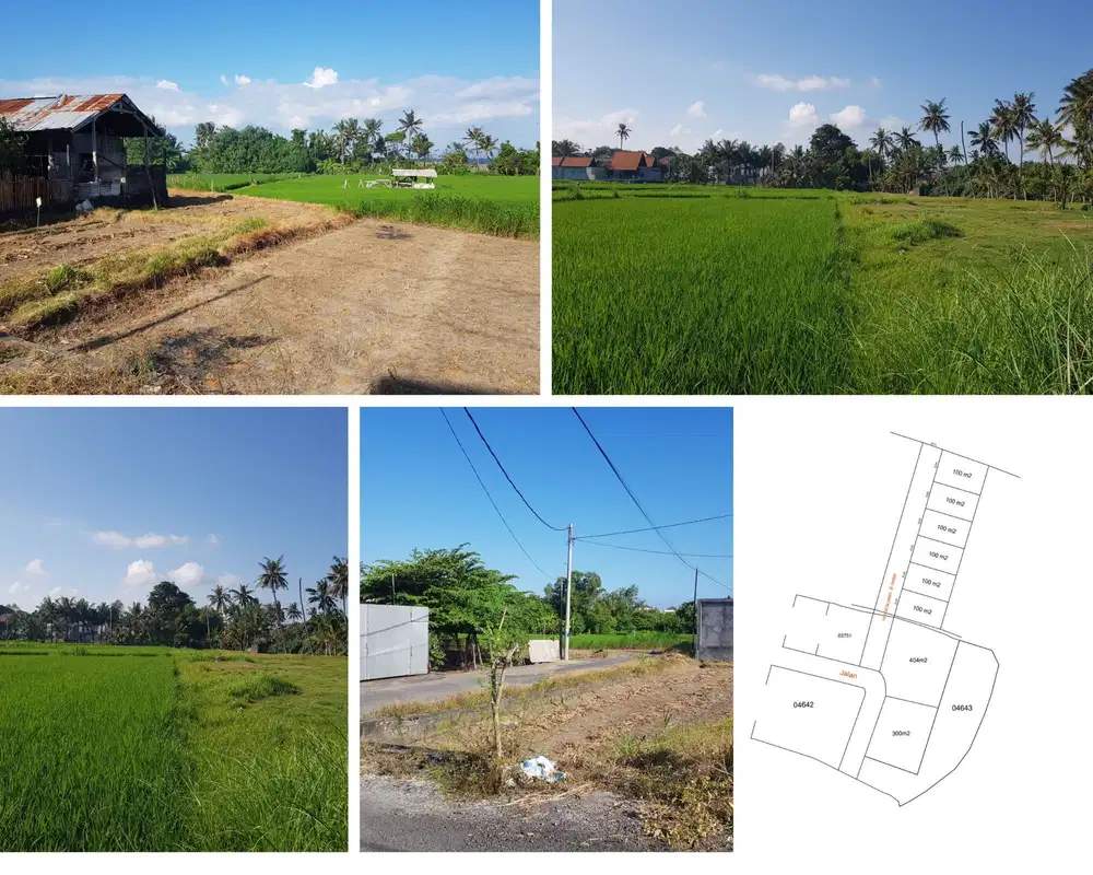 Dijual Tanah 3 are View Pantai Lingkungan Villa di Ketewel Gianyar