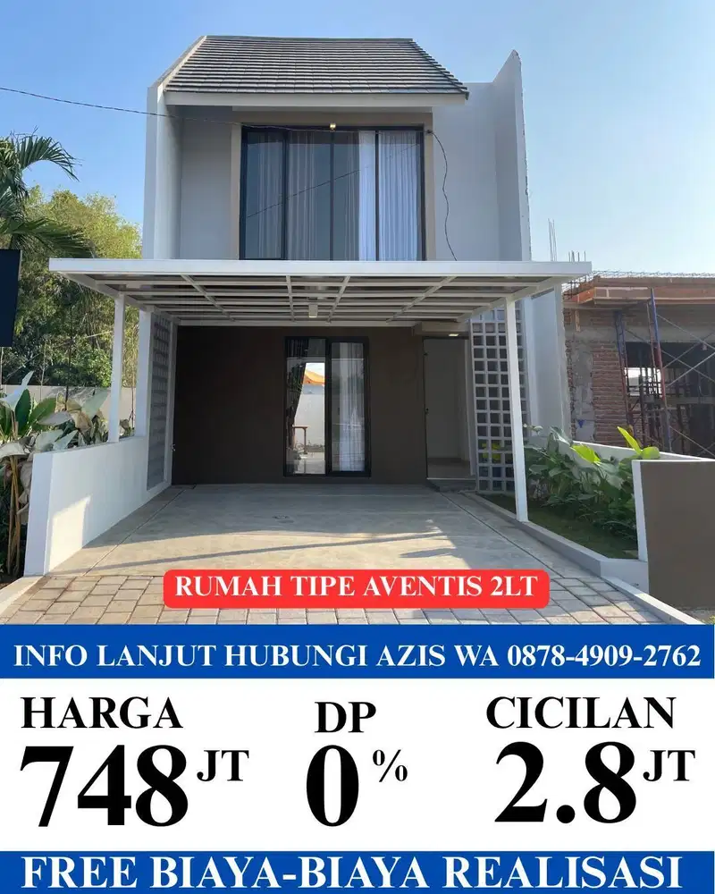 Rumah 2 lantai lokasi java residence 5 dekat stasiun gedangan sidoarjo