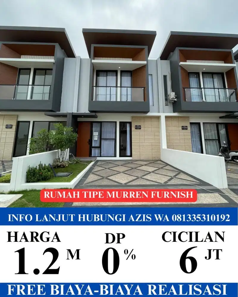 Rumah baru siap huni full furnish tipe muren lokasi safira gold mansio