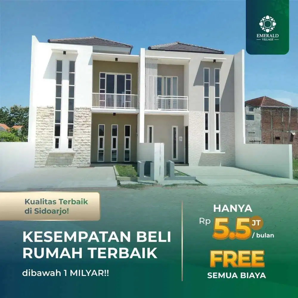 Rumah Terbaik Daerah Gedangan, Bisa Custom Kualitas Dijamin Suka