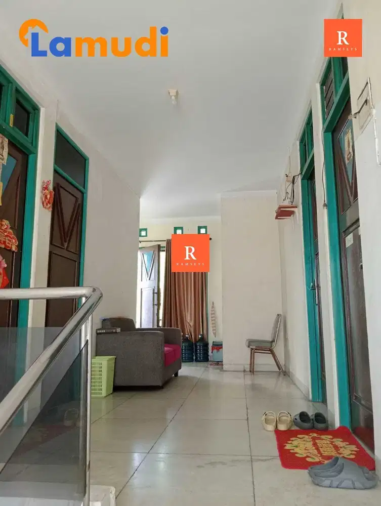 Dijual rumah 2 lantai lT 380m² 5 kamar tidur hadap selatan dan barat