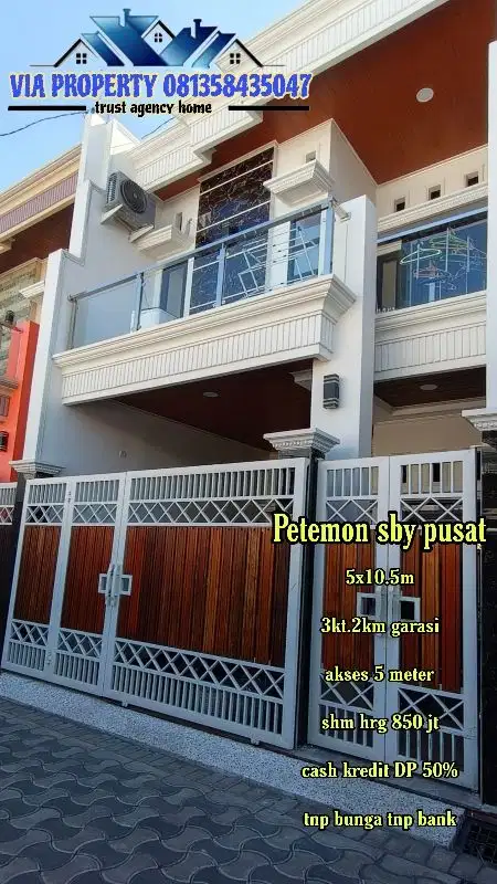 PETEMON SBY PUSAT RUMAH MINIMALIS MODERN