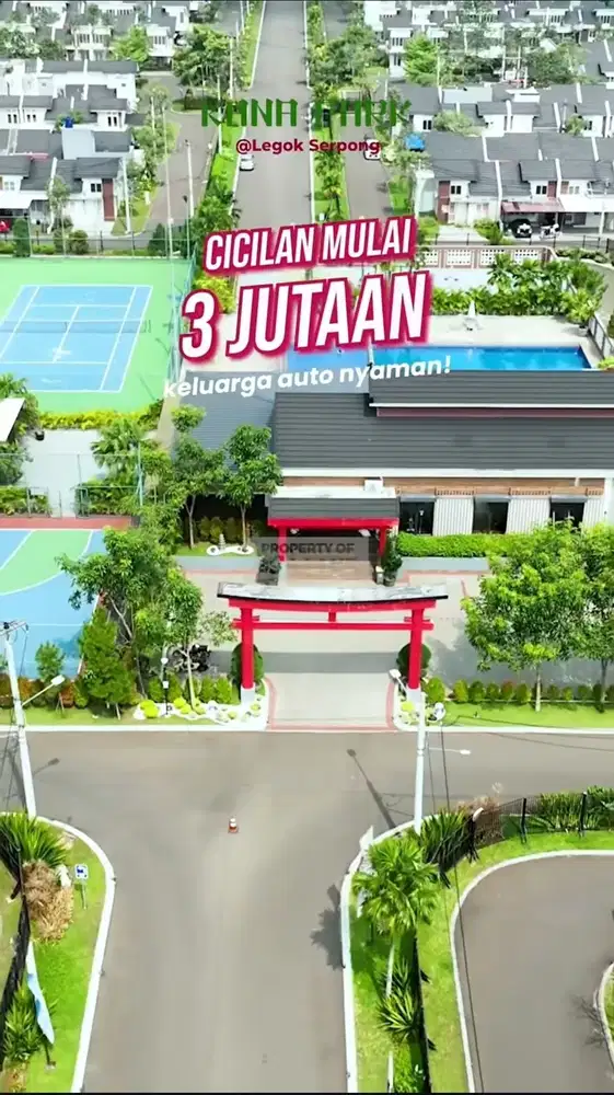 Free DP, Cicilan 3Jutaan, Tanah 84m² 3Kamar Dekat Toll Legok BSD