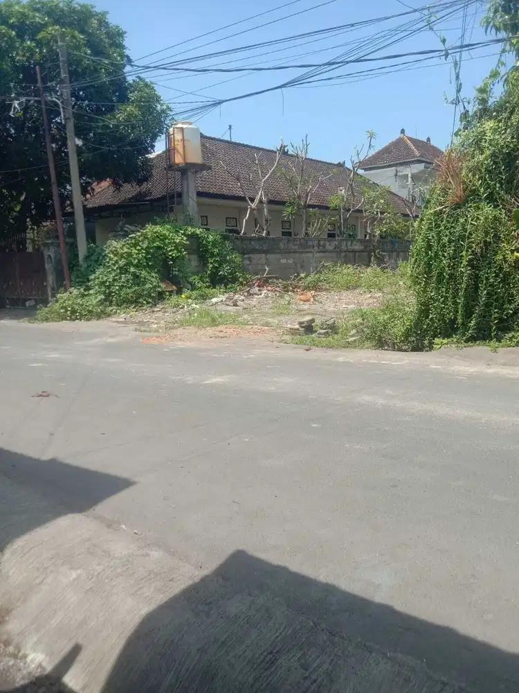 Di jual tanah kosong super langka dan jarang ada di Jln Drupadi Renon