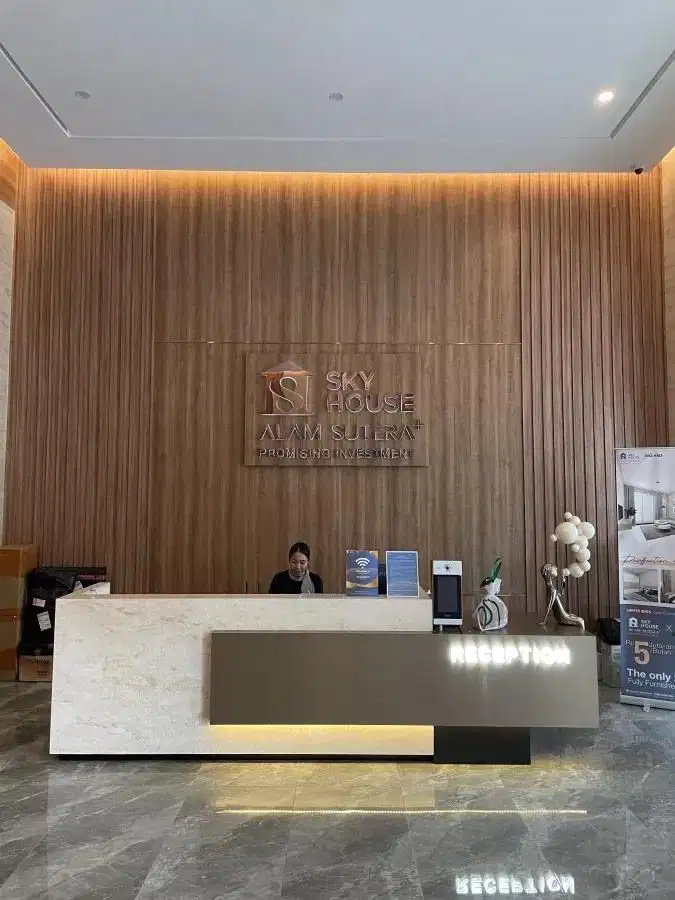 Di sewa apartemen murah 2 kamar tidur di Sky house Alam sutera