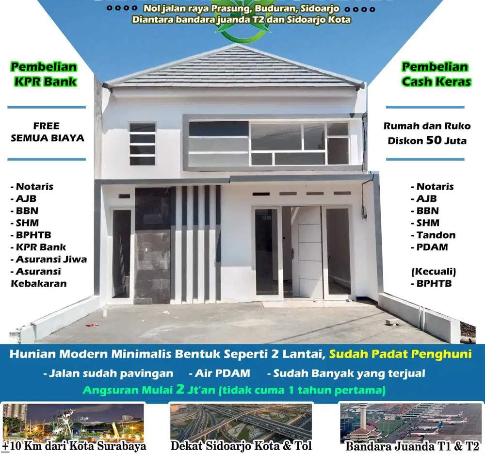 Perumahan grand prasung indah 400jtan