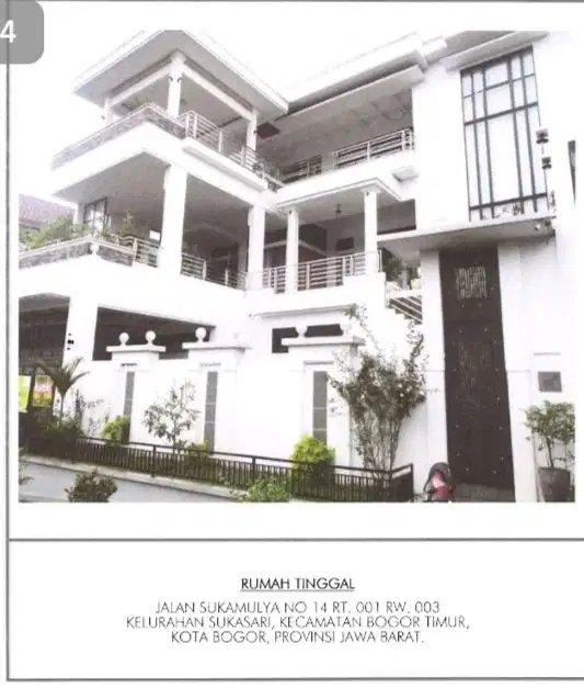 dijual rumah tinggal bisa Cessie,lelang KPKNL  di Bogor Timur