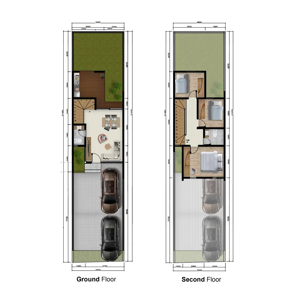 Rumah baru siap huni dekat ke bandara pondok cabe & tol pamulang