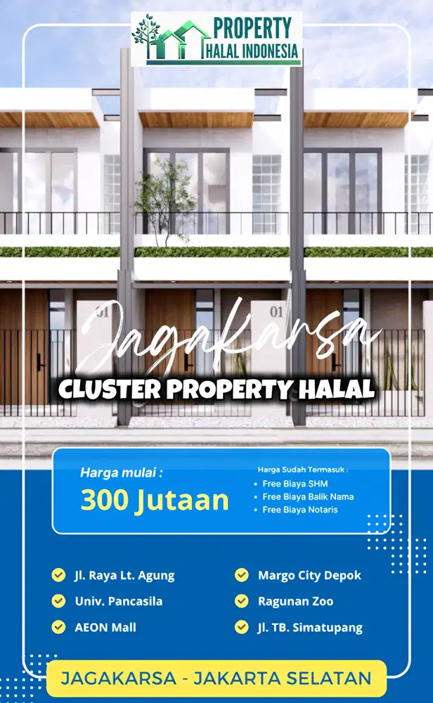 Jual Rumah 2 Lantai Murah SHM Jagakarsa Lenteng Agung Jakarta Selatan