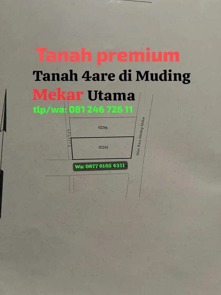400m2 jln Utama Muding mekar Kerobokan badung bali