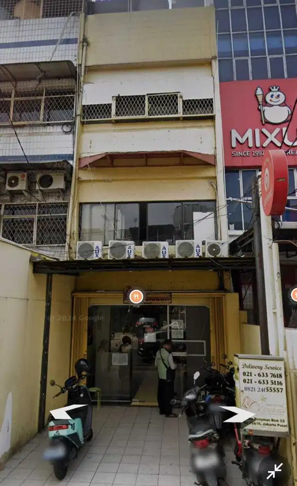 Disewakan ruko 4 lantai posisi seberang KFC tanjung duren Jakarta bara