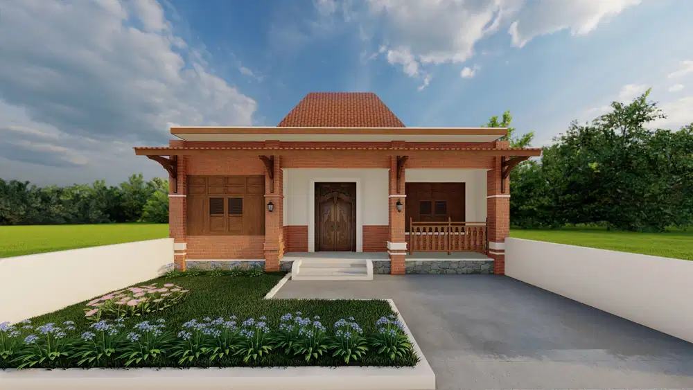 Dijual Rumah Siap bangun Etnic Joglo HOOK Taman, di Prambanan.