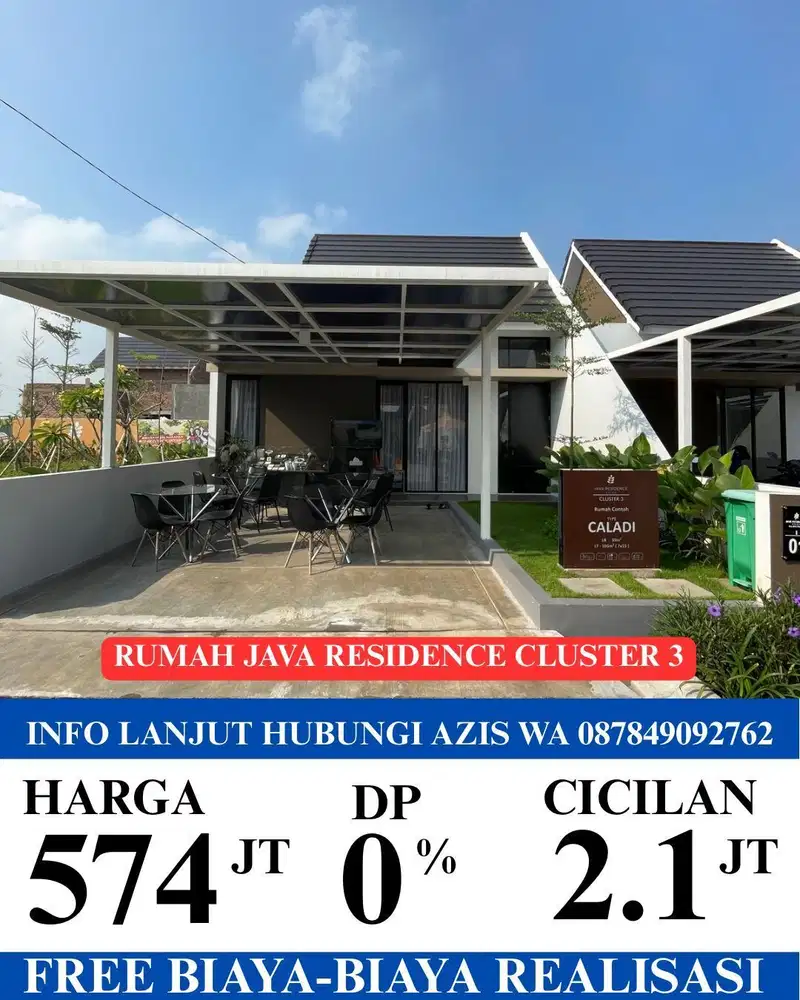 Rumah java residence cluster 3 terungkulon krian sidoarjo dekat samsat