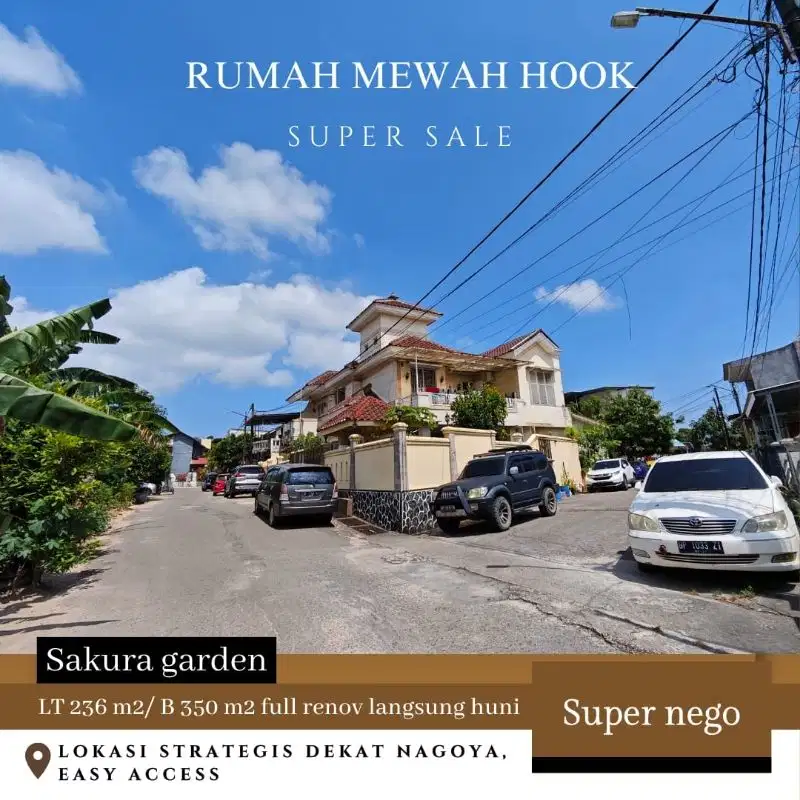 DIJUAL  RUMAH BESAR & MEGAH, SAKURA GARDEN