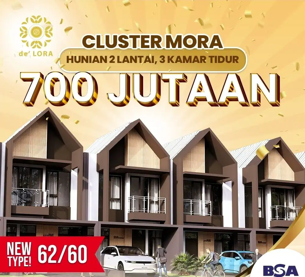 Siap Huni Free PPn 100% Dekat Stasiun Parung Panjang dan Toll Legok