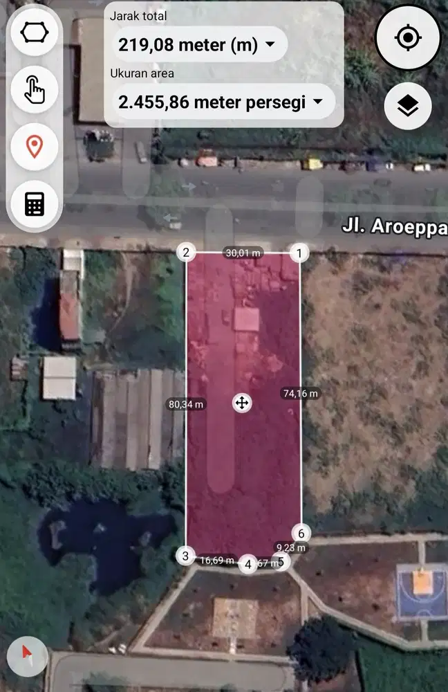 Di sewakan Tanah jl Hertasning baru