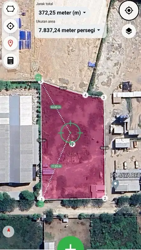 Di sewakan Tanah di komplx pergudangan