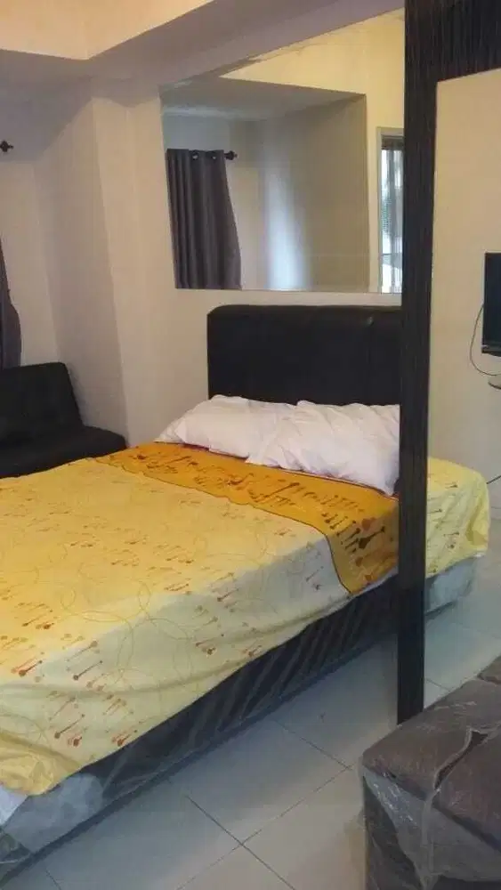 Disewakan Studio Furnish Bulanan Siap Huni Apartemen Green Lake Sunter