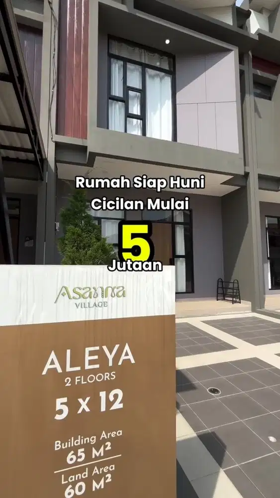 Asanna Village Pamulang Free DP, Free Cicilan up to 70Juta